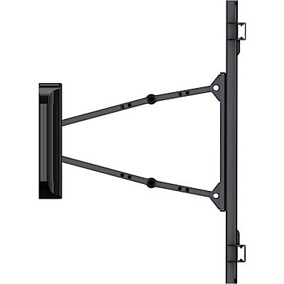 A50HL HOSPITALITY ARTICULATING WALL MOUNT WITH INTEGRATED SECURITY